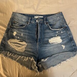 Garage denim shorts